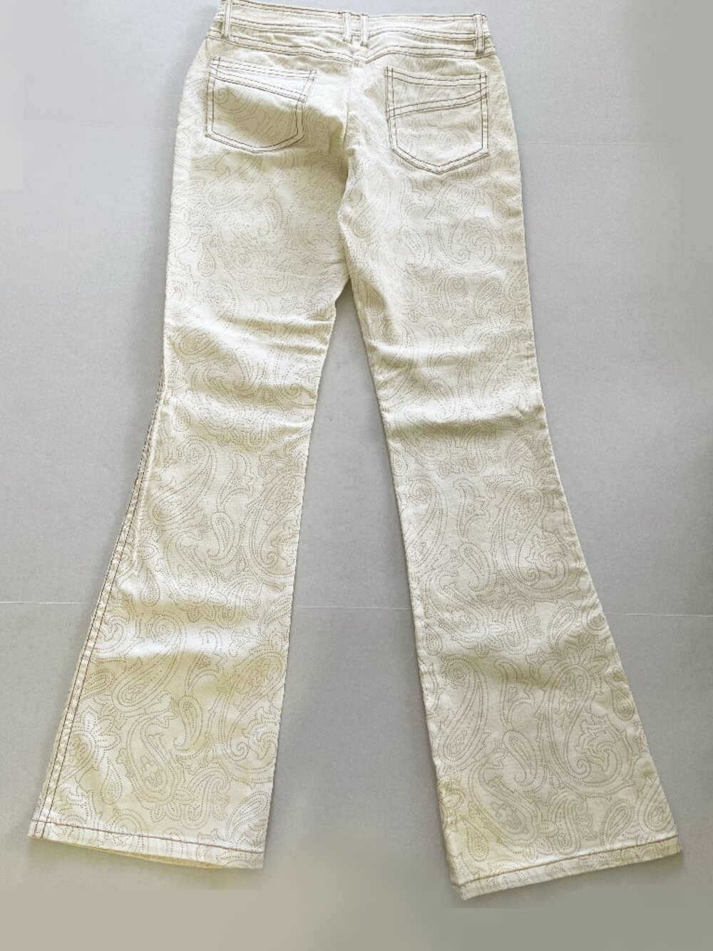 Cache Vintage Gold Embossed Textured Women's Pants | Size 2 | EUC - Picture 8 of 15